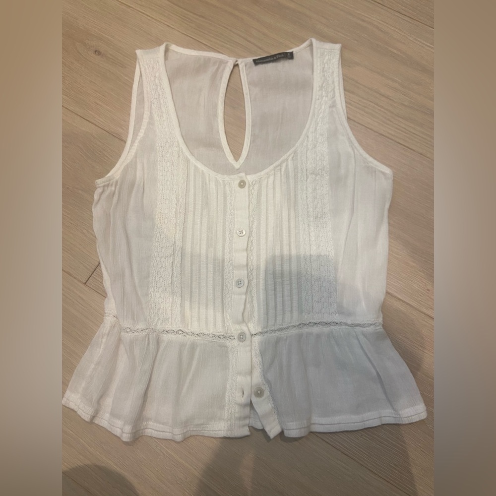 White Lace Tank